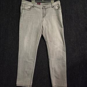 Torrid Denim Light Gray Stretch Jeans Size 20R Womens Plus Straight Leg